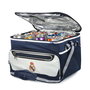 REAL MADRID Bolsa porta alimentos plegable con tapa rígida, 44.5x33x30.5 cm