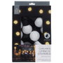 Home Deco Factory Guirnalda de Exterior e Interior LED 10 Bombillas 2,7m IP44, Cable 5m, Blanco Cálido, con Transformador