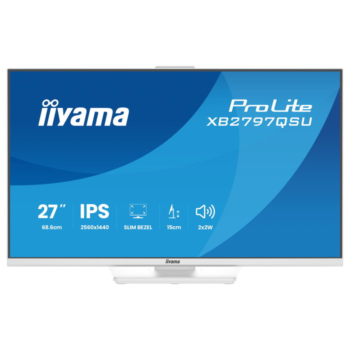 iiyama ProLite XB2797QSU-W1 Monitor 27 pulg. QHD IPS Blanco iiyama ProLite XB2797QSU-W1 Monitor 27 pulg. QHD IPS Blanco