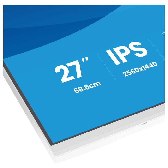 iiyama ProLite XB2797QSU-W1 Monitor 27 pulgadas IPS Quad HD (2560x1440) 75 Hz AMD FreeSync Blanco - 2x HDMI, DP, 2x USB-C, Altavoces