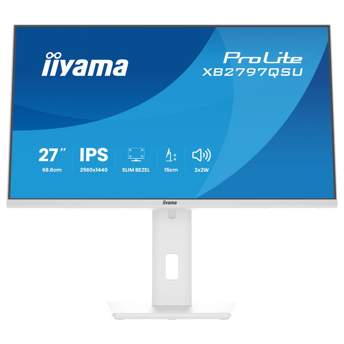 iiyama ProLite XB2797QSU-W1 Monitor 27 pulg. QHD IPS Blanco iiyama ProLite XB2797QSU-W1 Monitor 27 pulg. QHD IPS Blanco