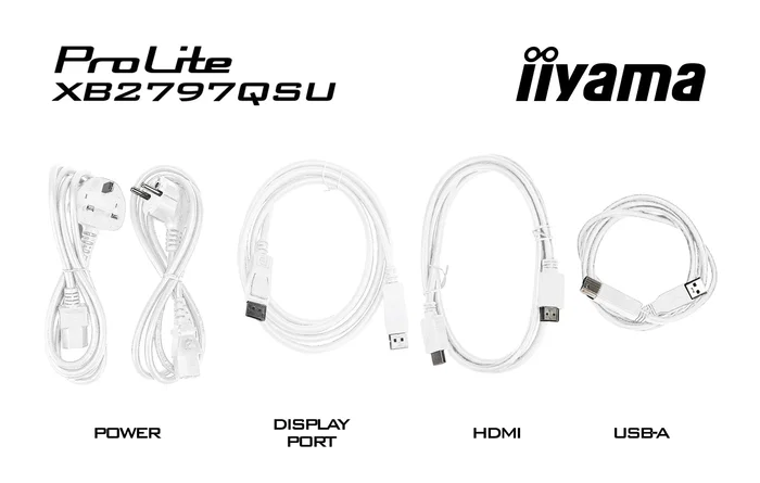 Iiyama ProLite XB2797QSU-W1 Monitor 27 pulg. Quad HD IPS Blanco Iiyama ProLite XB2797QSU-W1 Monitor 27 pulg. Quad HD IPS Blanco