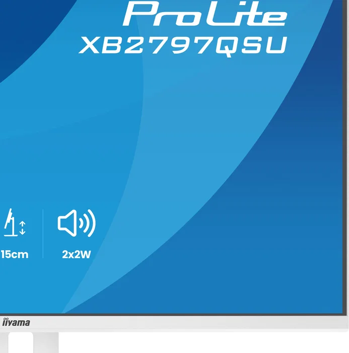 Iiyama ProLite XB2797QSU-W1 Monitor 27 pulg. Quad HD IPS Blanco Iiyama ProLite XB2797QSU-W1 Monitor 27 pulg. Quad HD IPS Blanco