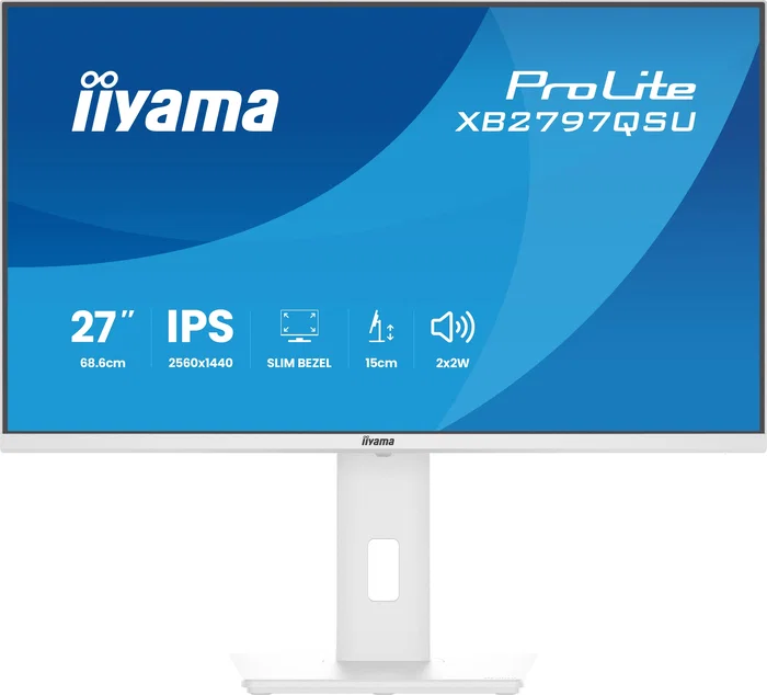 Iiyama ProLite XB2797QSU-W1 Monitor 27 pulg. Quad HD IPS Blanco Iiyama ProLite XB2797QSU-W1 Monitor 27 pulg. Quad HD IPS Blanco