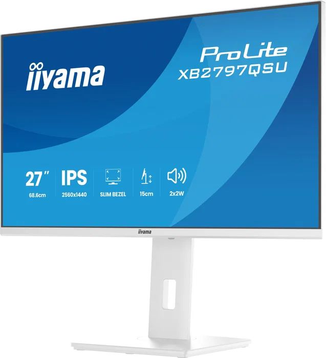 Iiyama ProLite XB2797QSU-W1 Monitor 27 pulg. Quad HD IPS Blanco Iiyama ProLite XB2797QSU-W1 Monitor 27 pulg. Quad HD IPS Blanco