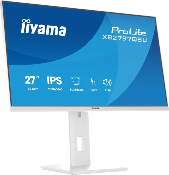Iiyama ProLite XB2797QSU-W1 Monitor 27 pulg. Quad HD IPS Blanco Iiyama ProLite XB2797QSU-W1 Monitor 27 pulg. Quad HD IPS Blanco