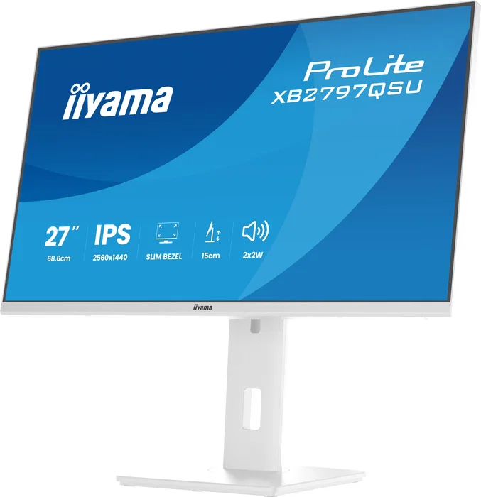 Iiyama ProLite XB2797QSU-W1 Monitor 27 pulg. Quad HD IPS Blanco Iiyama ProLite XB2797QSU-W1 Monitor 27 pulg. Quad HD IPS Blanco