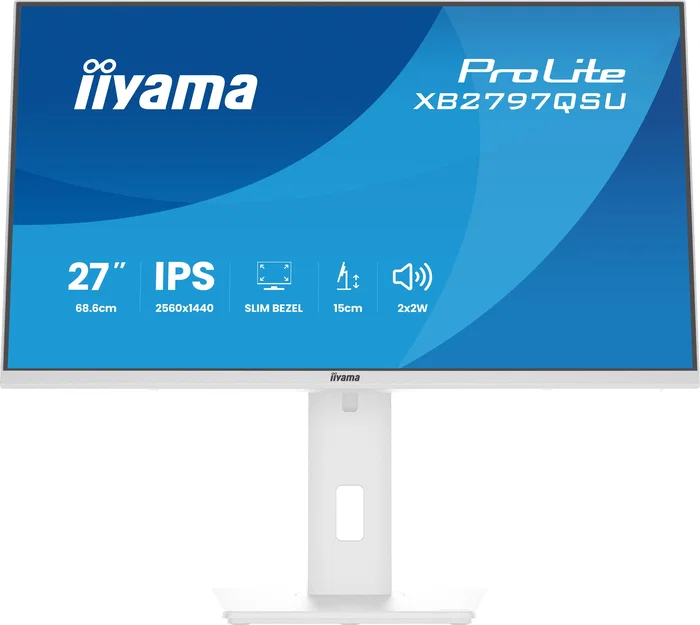Iiyama ProLite XB2797QSU-W1 Monitor 27 pulg. Quad HD IPS Blanco Iiyama ProLite XB2797QSU-W1 Monitor 27 pulg. Quad HD IPS Blanco