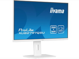 iiyama ProLite XB2797QSU-W1 Monitor 27 pulgadas IPS Quad HD (2560x1440) 75 Hz AMD FreeSync Blanco - 2x HDMI, DP, 2x USB-C, Altavoces