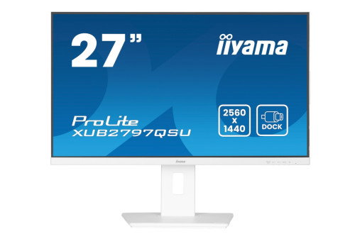 Iiyama ProLite XB2797QSU-W1 Monitor de 27 pulg. Quad HD Blanco