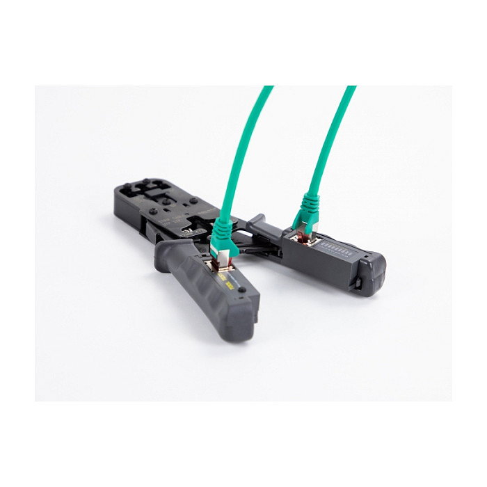 DeLOCK Herramienta de crimpado con pelador y comprobador de red para conectores RJ45, RJ12, RJ11 y RJ10