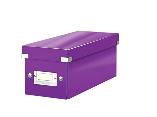 Leitz Click&Store CD Box Violeta 143x147x352 mm