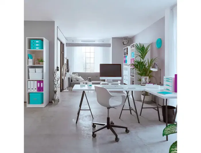 Leitz 143x147x352 mm Caja de almacenamiento Click&Store CD Box, Violeta