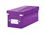 Leitz 143x147x352 mm Caja de almacenamiento Click&Store CD Box, Violeta