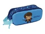 Safta Bolso Escolar Portatodo 3D Colección Harry Potter - Estuche con Doble Cremallera, Dimensiones 80x210x60 mm