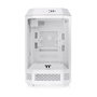 Thermaltake The Tower 250 Snow White, Mini Torre PC Blanco, Factor Mini-ITX, con Pantalla LCD 3.9", 2 Ventiladores 120mm Incluidos