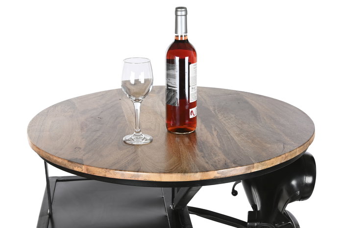 DKD Home Decor Mesa 72 x 110 x 116 cm Negro Marron