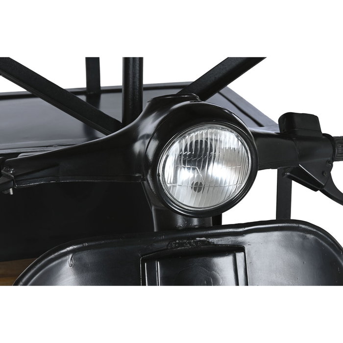 DKD Home Decor Mesa de Hierro y Mango con Diseño de Moto Negro DKD Home Decor Mesa de Hierro y Mango con Diseño de Moto Negro