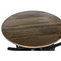 DKD Home Decor Mesa de Hierro y Mango con Diseño de Moto Negro