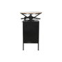 DKD Home Decor Mesa de Hierro y Mango con Diseño de Moto Negro