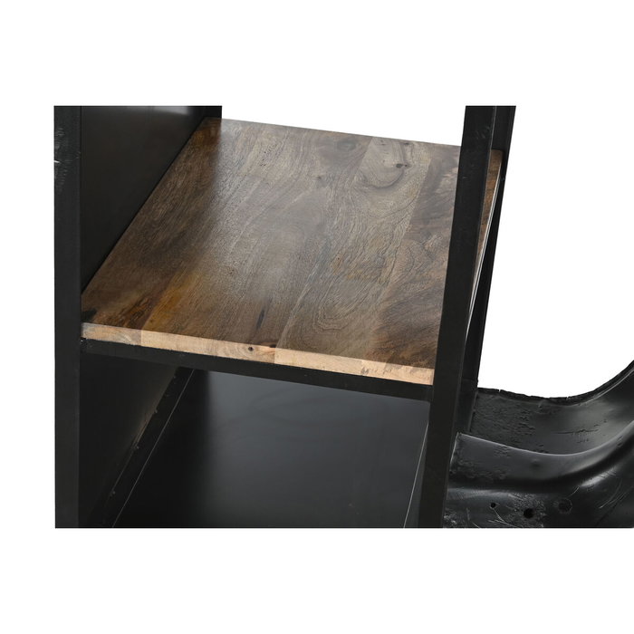 DKD Home Decor Mesa de Hierro y Mango con Diseño de Moto Negro DKD Home Decor Mesa de Hierro y Mango con Diseño de Moto Negro