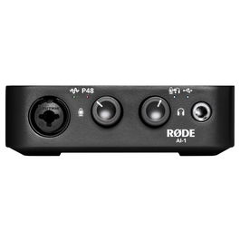 Rode Ai-1 Interface de Audio USB con 1 entrada y 2 salidas, previo Neutrik Combo y alimentación Phantom 48V para grabación doméstica