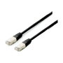 EQUIP Cable de red Cat6a S/FTP 10m RJ-45 a RJ-45 negro