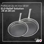 Elo AAARP57263 Juego de 2 Sartenes de Inducción, Acero Inoxidable 18/10 Antiadherente ELODUR Select, Ø 24 y 28 cm