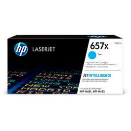 HP 657X Cartucho de Tóner Original Cian de Alto Rendimiento (CF471X)​