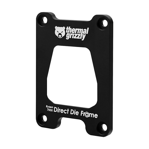 Thermal Grizzly Ryzen 7000 Direct Die Frame para AMD AM5, Negro Thermal Grizzly Ryzen 7000 Direct Die Frame para AMD AM5, Negro