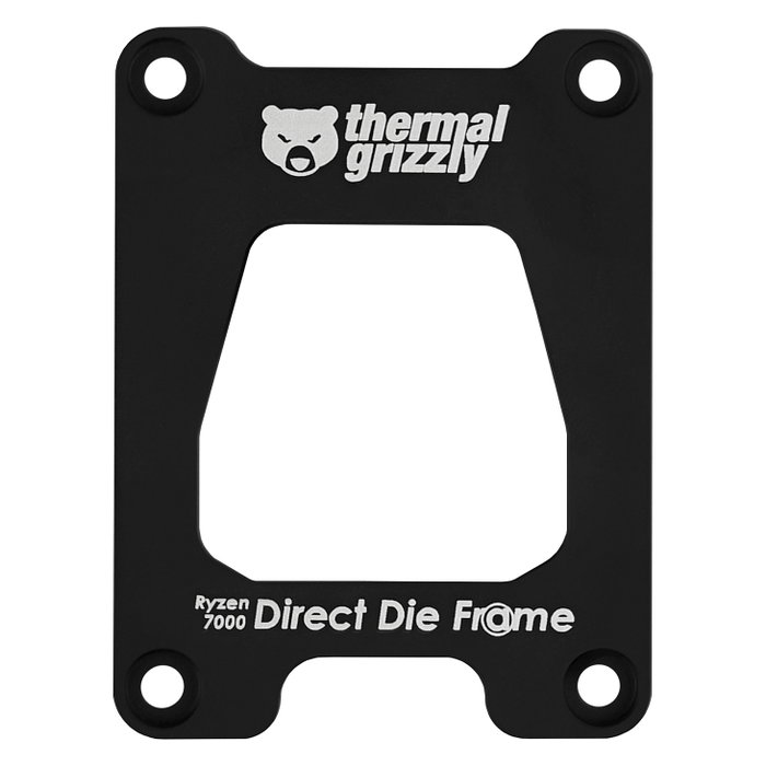 Thermal Grizzly Ryzen 7000 Direct Die Frame para AMD AM5, Negro Thermal Grizzly Ryzen 7000 Direct Die Frame para AMD AM5, Negro
