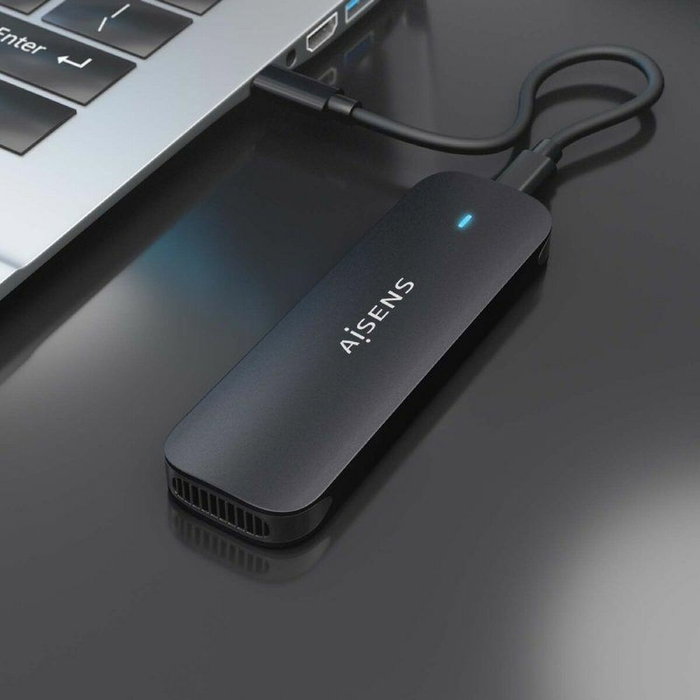 Aisens Caja Externa M.2 NVMe ASM2-024B USB 3.2 Gen2 Negra