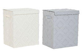 DKD Home Decor Cesta de Poliéster Plegable KONDO, Pack de 2