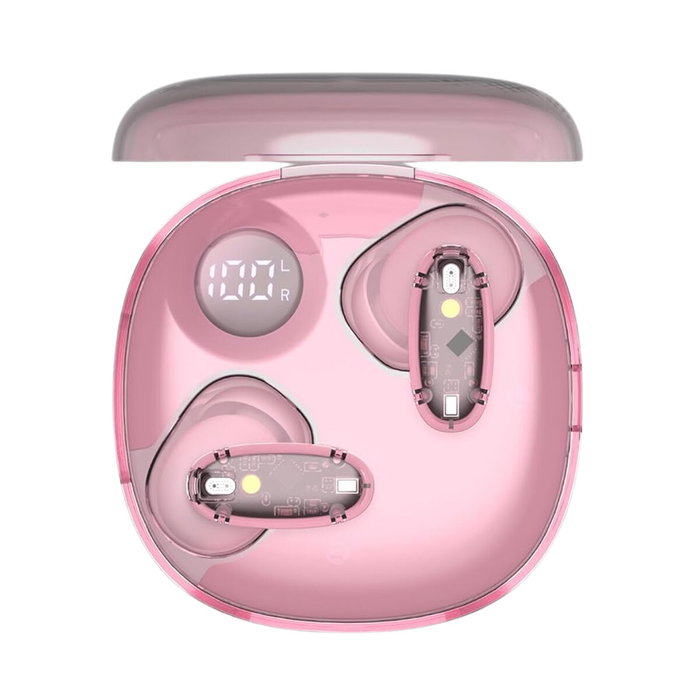 Mars Gaming MHIB2P Auriculares Gaming Bluetooth Semitransparentes Rosa Mars Gaming MHIB2P Auriculares Gaming Bluetooth Semitransparentes Rosa