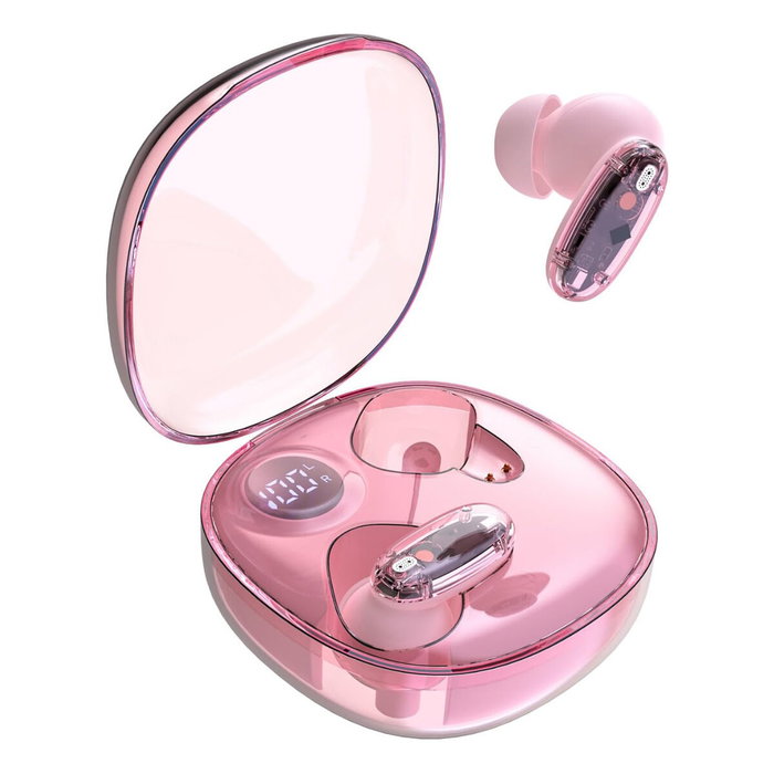 Mars Gaming MHIB2P Auriculares Gaming Bluetooth Semitransparentes Rosa Mars Gaming MHIB2P Auriculares Gaming Bluetooth Semitransparentes Rosa