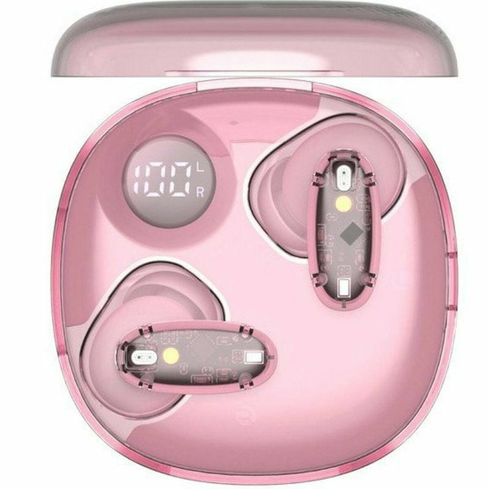 Mars Gaming MHIB2P Auriculares Gaming Bluetooth Semitransparentes Rosa Mars Gaming MHIB2P Auriculares Gaming Bluetooth Semitransparentes Rosa