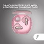 Mars Gaming MHIB2P Auriculares Gaming Bluetooth Semitransparentes Rosa