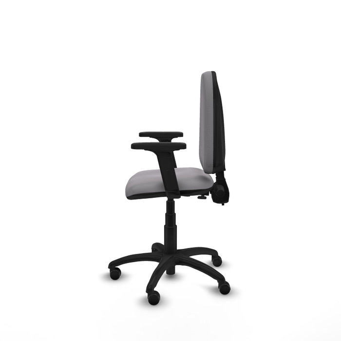 PIQUERAS Y CRESPO Silla de oficina Aýna Gris con mecanismo de doble maneta PIQUERAS Y CRESPO Silla de oficina Aýna Gris con mecanismo de doble maneta