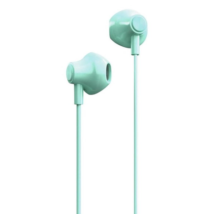 Energy Sistem EasyPods Auriculares con Cable y Micrófono Integrado, Conector Jack 3.5 mm, Color Menta