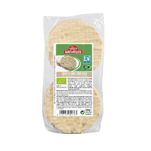 NATURSOY Tortas de arroz con yogur 100gr.