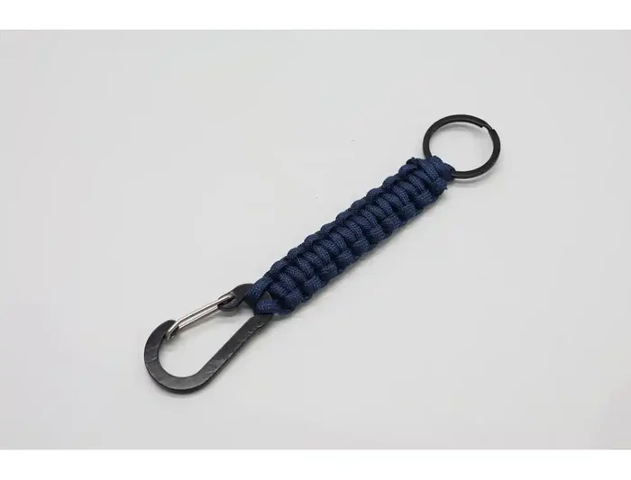 Imaginovo Mosquetón de Aluminio con Llavero Decorativo 57 mm - 60 mm, Colores Surtidos