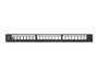 Lanberg Patch Panel 24 Puertos 1U para Rack de 19" Color Negro