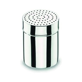 Lacor Espolvoreador de Acero Inoxidable con Agujero Grande para Azúcar o Especias, Diámetro 7 cm Alto 9.6 cm