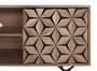 GINER Y COLOMER Mueble TV con 2 Puertas y 2 Estantes en Madera de Mango Natural