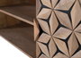 GINER Y COLOMER Mueble TV con 2 Puertas y 2 Estantes en Madera de Mango Natural
