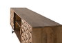 GINER Y COLOMER Mueble TV con 2 Puertas y 2 Estantes en Madera de Mango Natural