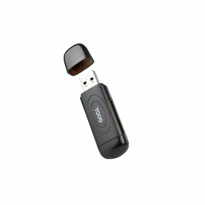 Tooq TQR-3002B Lector de Tarjetas 2 en 1 SD/TF Negro Tooq TQR-3002B Lector de Tarjetas 2 en 1 SD/TF Negro