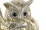 DKD Home Decor Figura de Búho en Resina Dorado