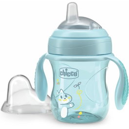 CHICCO Vaso de Transición Azul 200ml 4M+