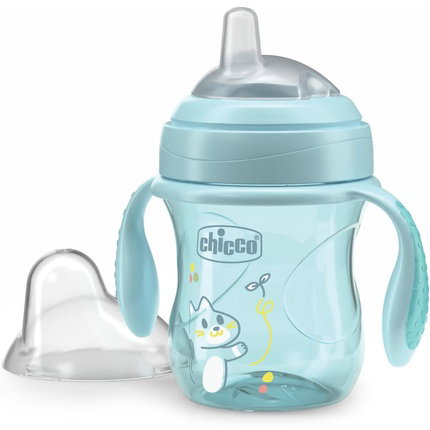 CHICCO Vaso de Transición Azul 200ml 4M+ CHICCO Vaso de Transición Azul 200ml 4M+